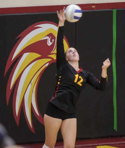 The Dalles volleyball versus Crook County