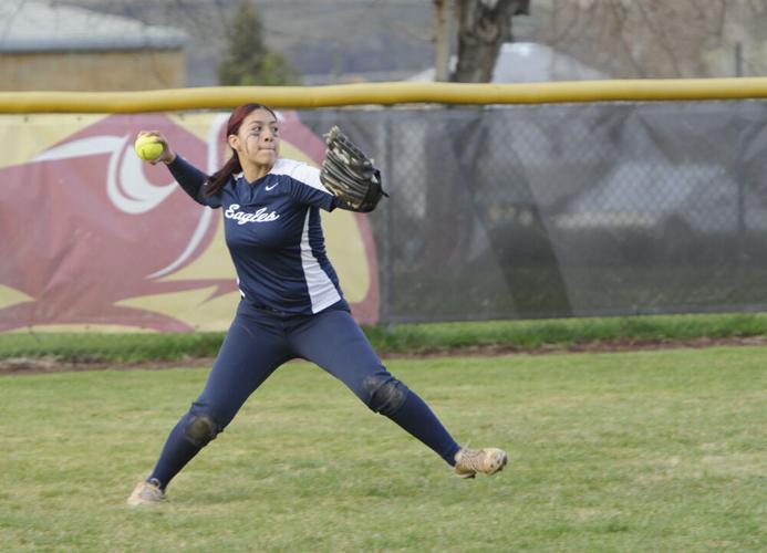 The Dalles softball versus Hood River Valley.