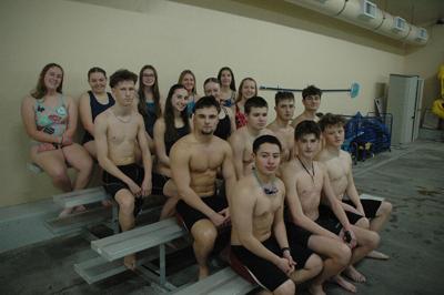 The Dalles swim team earlier this year.
