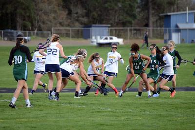 Girls lax tested in tough outing against OES Aardvarks