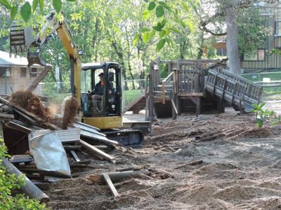Children’s Park playground removed