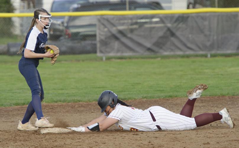 The Dalles softball versus Hood River Valley.