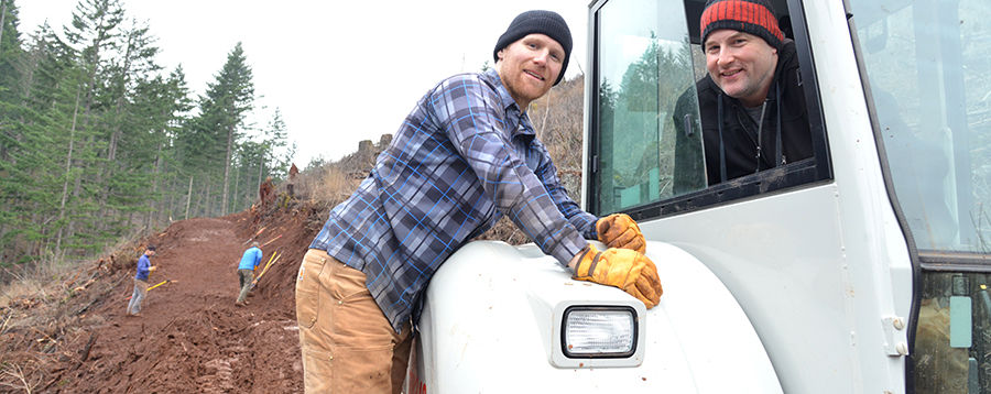 Kleeway trail coming along nicely