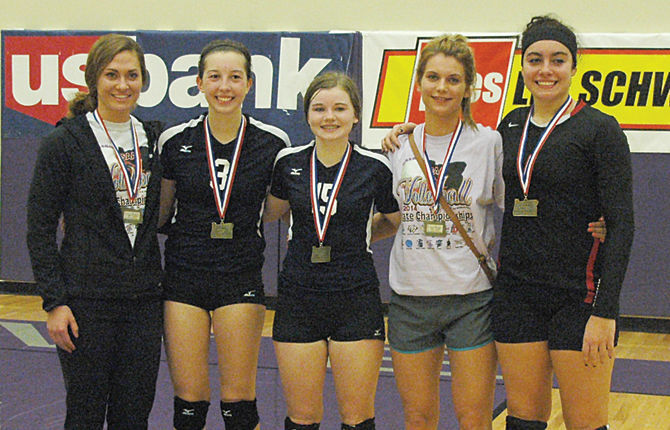 Dufur volleyball finishes magical ‘14