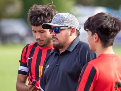 TD boys soccer head coach Jesus Granados