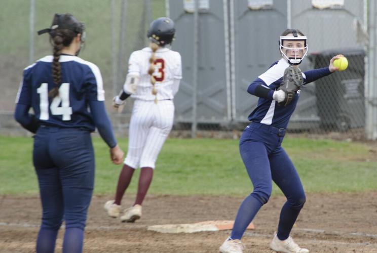 The Dalles softball versus Hood River Valley.