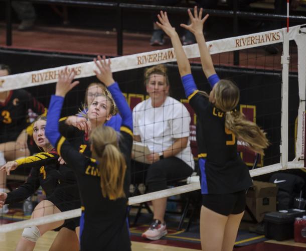 The Dalles volleyball versus Crook County