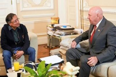 President Gustavo Petro had a meeting with US Charge d'Affaires John McNamara