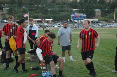 The Dalles boys soccer versus Estacada