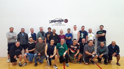 Sports Club hosts racquetball tourney