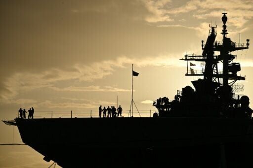The USS Iwo Jima, seen here docked in Puerto Rico, is one of several warships deployed as part of a US campaign against Latin American drug trafficking which Venezuela says aims to topple President Nicolas Maduro