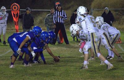 The Lyle offensive line gets ready for the snap earlier this year   Zach Thummel photo