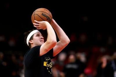 The Los Angeles Lakers have announced Austin Reaves will miss the remainder of the regular season after suffering an oblique injury