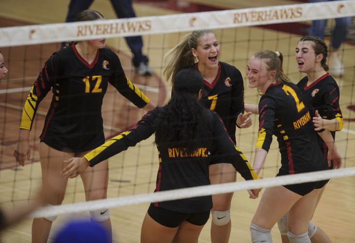 The Dalles volleyball versus Crook County