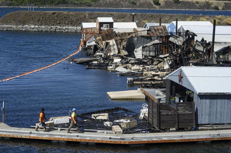 TD Marina fire aftermath