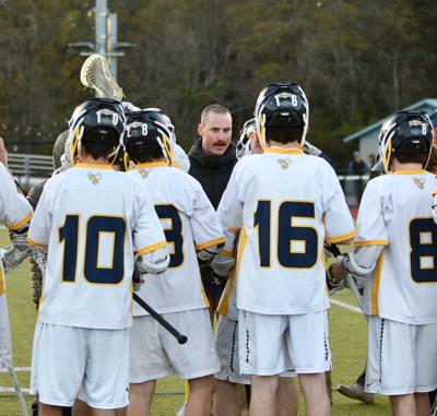 HRV coach Levi Glass talks with the team earlier this year