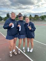 Eagle girls finish second at district tennis tournament