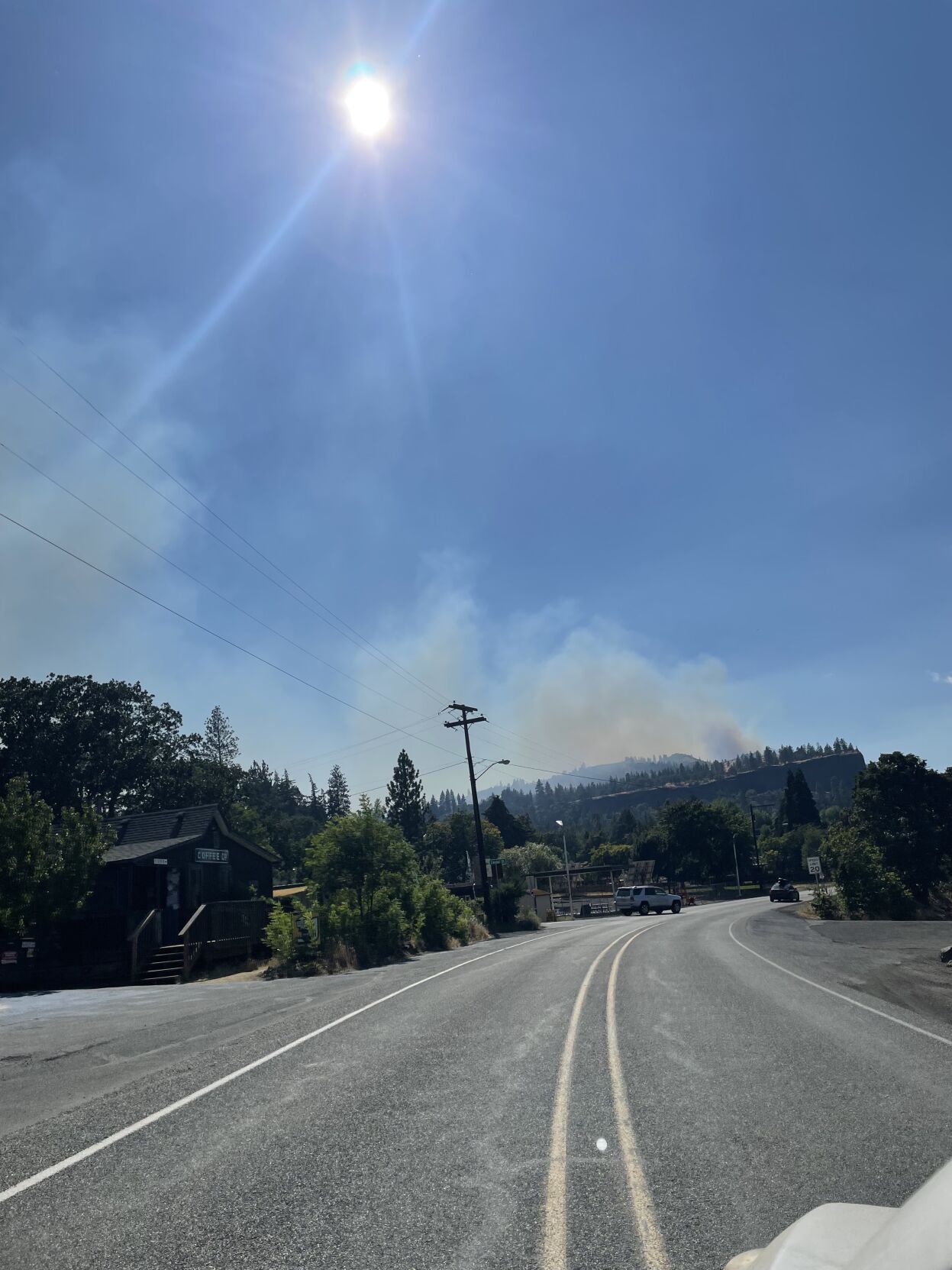 Microwave Tower Fire