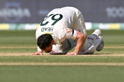 Kiss of Ashes death for England: Australia's Travis Head celebrates his century