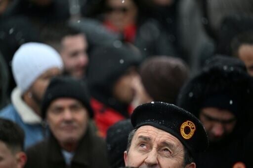 Protesters march in Kosovo, as ex-president's war crimes trial nears end