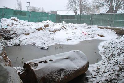 Controversial hole at downtown business to be filled soon