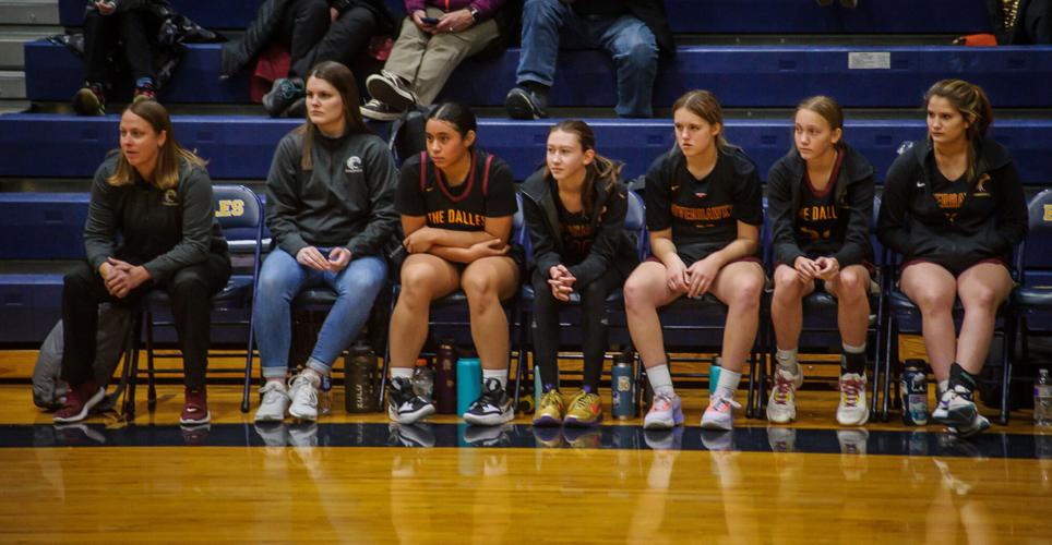 The Dalles girls basketball versus Hood River Valley