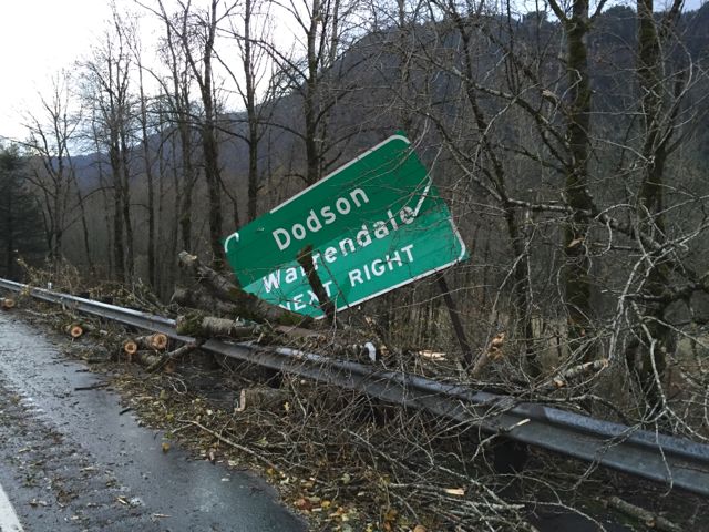 Storm smacks Gorge