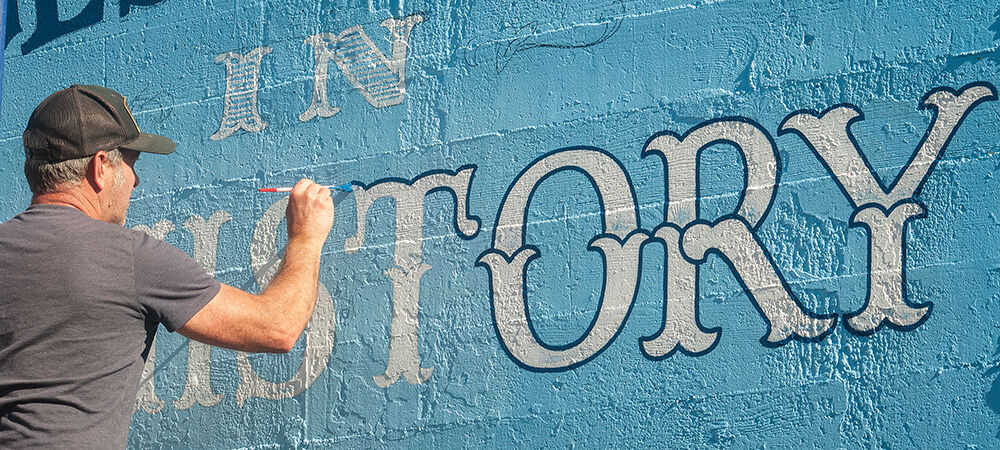 Walldogs mural Oct. 5, 2024