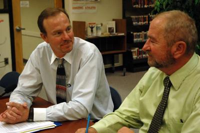 School district finance director steps down