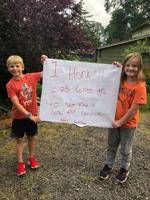 Youngsters take on COVID, one honk and a coin at a time