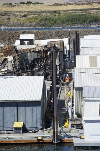 TD Marina fire aftermath