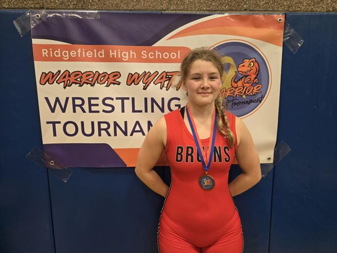 Sylvia Pimley at the Warrior Wyatt Invitational on Dec. 5. Contributed photo