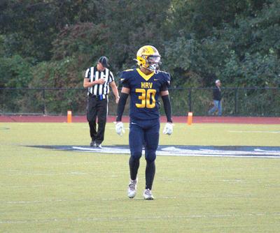 Talon-Quinn Britt (30) gets ready for the snap earlier this year.  Zach Thummel photo