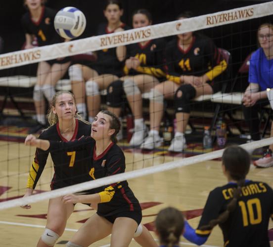 The Dalles volleyball versus Crook County