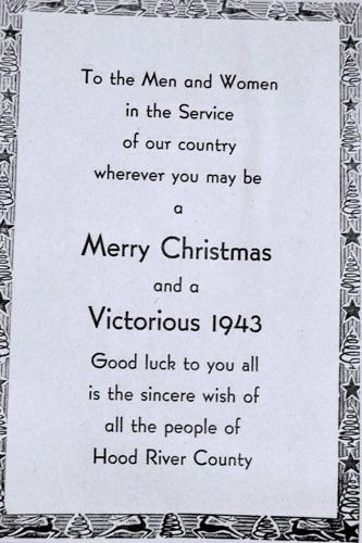 Dec. 25, 1942, Hood River News