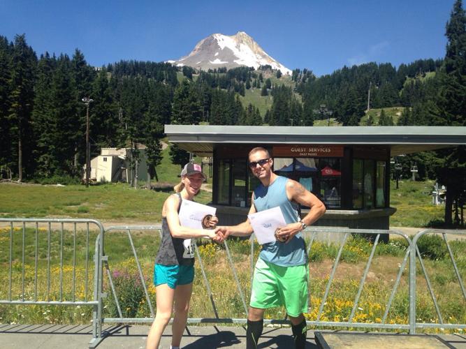 Gracie Schenkel and Rory Jenkins win Uphill Challenge