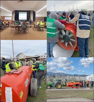 Spray calibration training