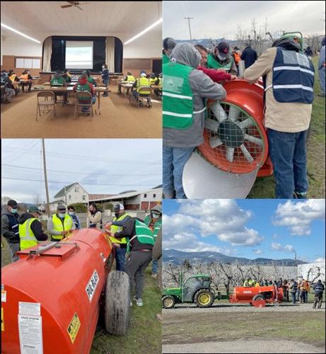 Spray calibration training