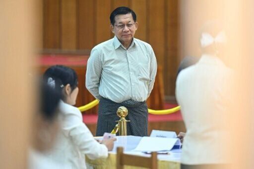 The combined parliament will pick the president, and junta chief Min Aung Hlaing has not ruled out taking the role