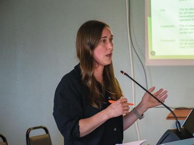 White Salmon CityLab board member Kate Bennett