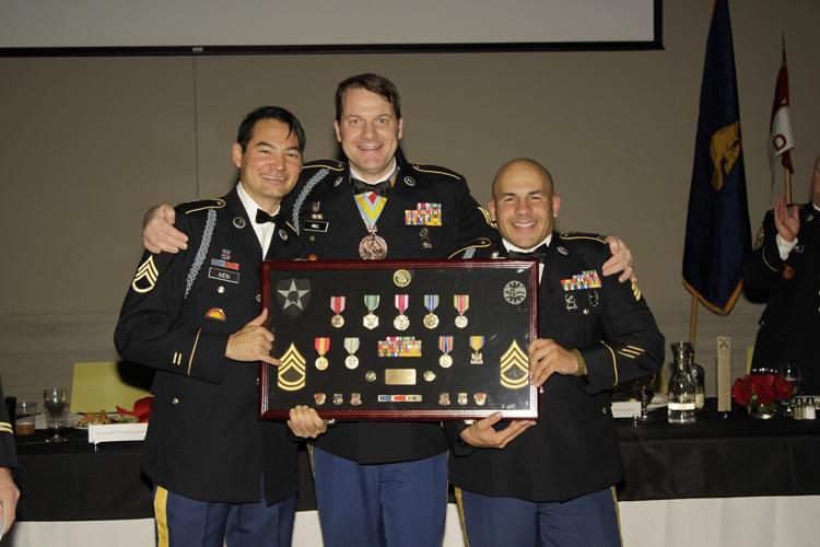 Sgt. Hall departing Readiness Center post
