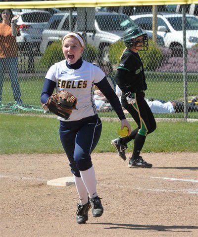 Eagle softball gets doubleheader sweep of Pendleton