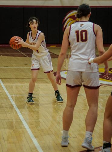 The Dalles girls basketball versus North Marion