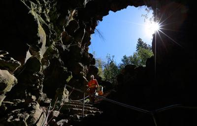 Bend lava tube gets makeover