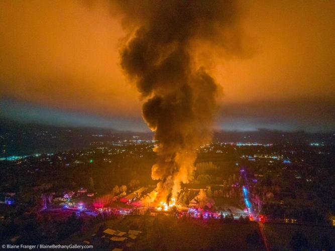 Gorge Building Supply fire