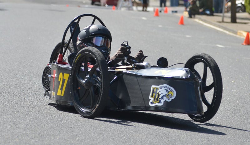 HRV electric car racing team top notch
