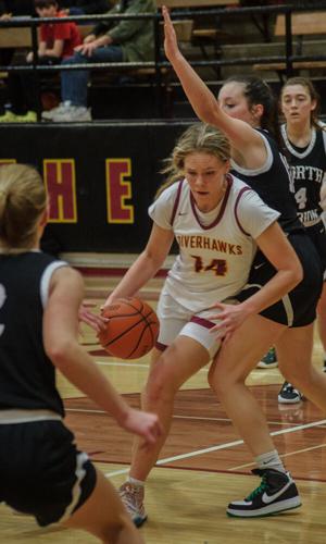 The Dalles girls basketball versus North Marion