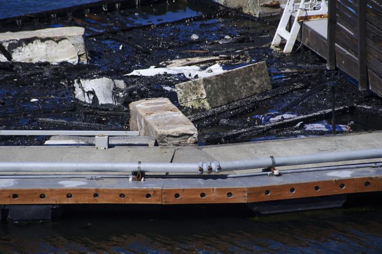 TD Marina fire aftermath