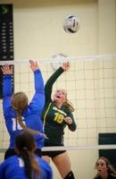 South Wasco County volleyball versus Lyle