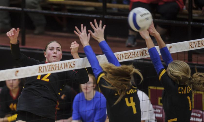 The Dalles volleyball versus Crook County